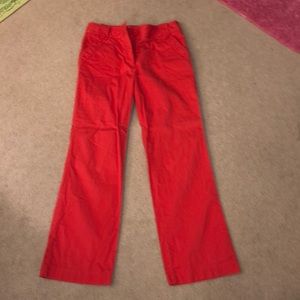 Red/Coral Bootleg Talbots Pants
